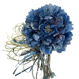 Peony with blue stamens
