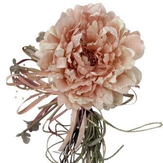 Peony with powdery stamens