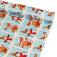 Christmas coated paper 70cm x 2m "Mix of Christmas designs"