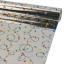 Christmas coated paper 70cm x 200cm metallized in assortment