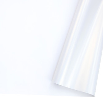 Matte pearlescent film in a roll 60cm x 20m 10 White