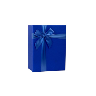 Set of 9 rectangular boxes with shimmer in blue.