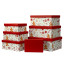 Set of 7 rectangular boxes “Holiday Trifles”