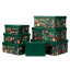 Set of 7 rectangular boxes “Green Mood”