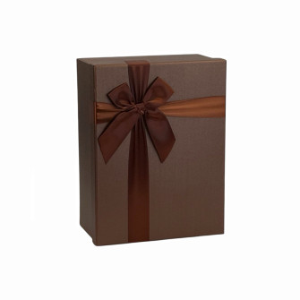 Set of 9 rectangular boxes with bow "Chocolate"