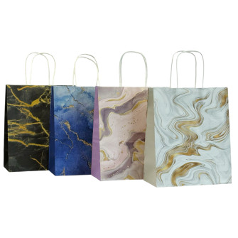 Paper bag 22 x 27 x 11cm "Marble"