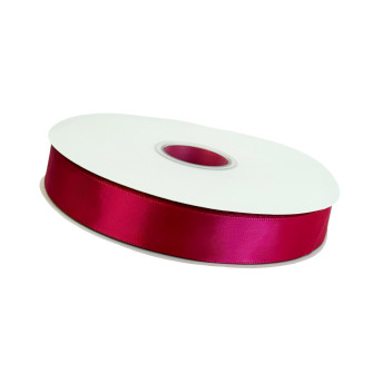 Satin ribbon 2.5cm x 91m Raspberry
