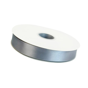 Satin ribbon 2.5cm x 91m Gray