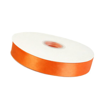 Satin ribbon 25mm x 100 yards Orange