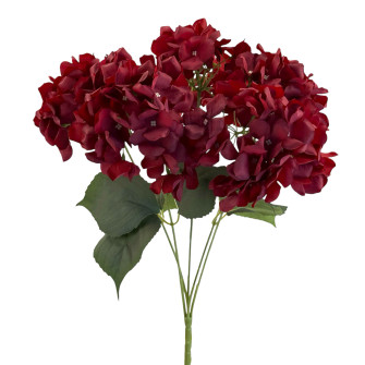 Hydrangea bouquet artificial Dark powder