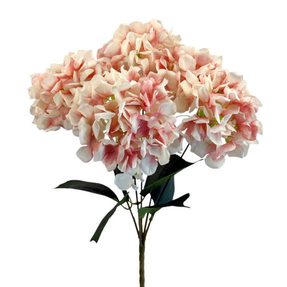 Гортензія мітловидна штучний букет Рожевий меланж