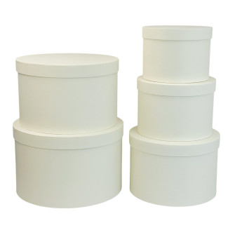 Set of round boxes of 5 pieces "Galaxy" Dairy