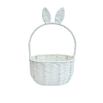 Small basket with handles White
