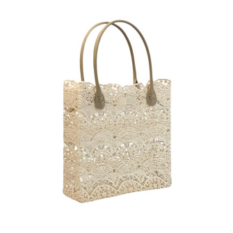 Handbag "Lace" Beige