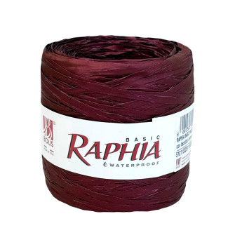 Ribbon "Raffia" 5mm x 250 yards. Bordeaux