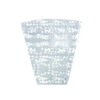 Package for flowers V 80 * 18 * 6 cm 100 pcs. with a picture