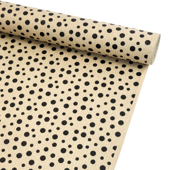 Kraft paper 70cm x 7m "Black peas"