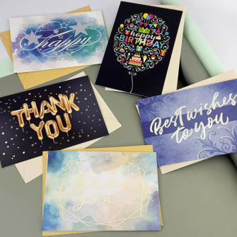 Greeting card with envelope "Party Mix"