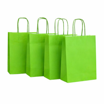Kraft package 22 x 27 x 11cm Light green