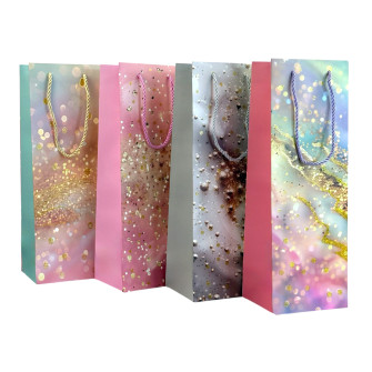 Package chalked under the bottle Abstract glitter