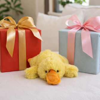 Іграшка м'яка Каченя Жовтик