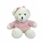 Polyester toy Melody Bear in a pink T-shirt