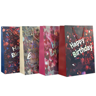Package coated 31 x 42 x 12cm "Romantic Birthday"