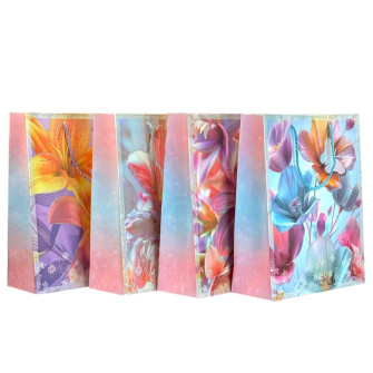 Chalked package 31 x 42 x 12cm "Watercolor lilies"