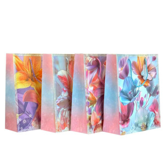 Chalked package 26 x 32 x 10cm "Watercolor lilies"