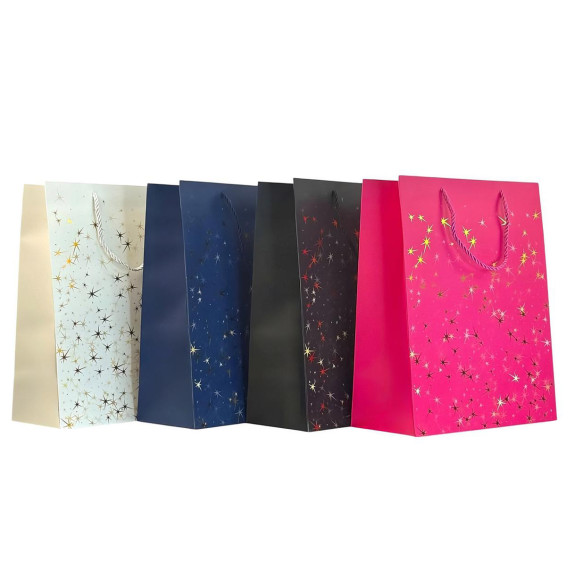 Package coated 26 x 32 x 10cm "Glitter"