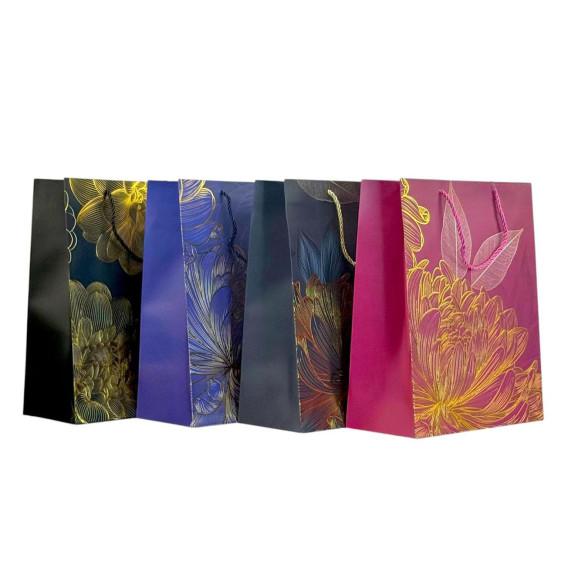 Пакет мелованный 18 х 23 х 10см "Flora Luxe"