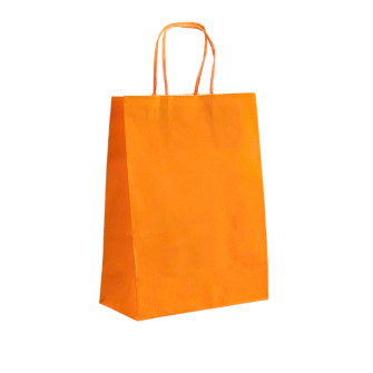 Kraft bag 13 x 21 x 8cm Orange