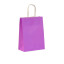 Kraft bag 16 x 22 x 8cm Lilac