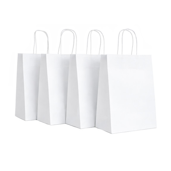 Kraft bag 22 x 27 x 11cm White
