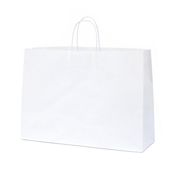 Paper package 42 x 31 x 12 cm White Kraft