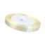 Satin ribbon 1cm x 25yards 02 Delicate milky