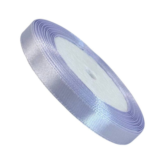 Satin ribbon 1cm x 25yards Pastel Lavender