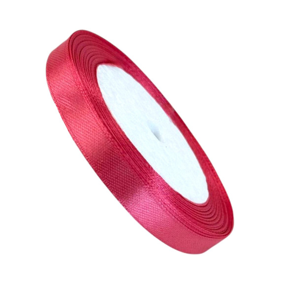 Satin ribbon 1cm x 25yards Peony