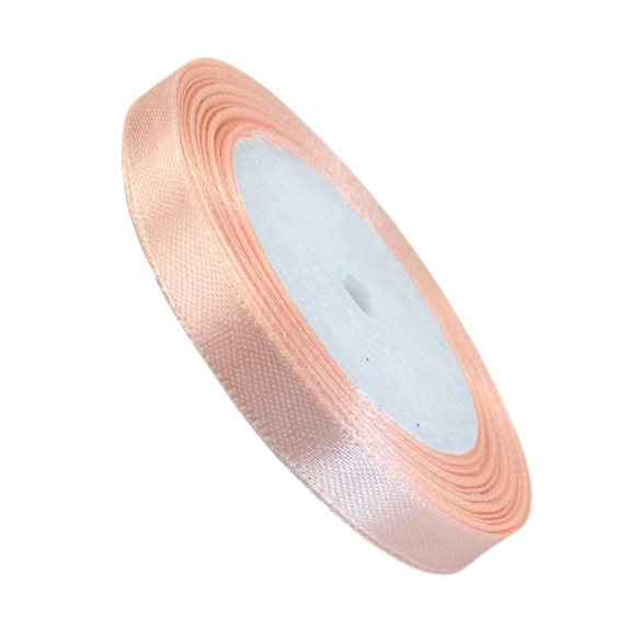 Satin ribbon 1cm x 25yards Light Pink