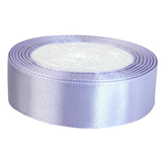 Satin ribbon 2.5cm x 25yards Pastel Lavender