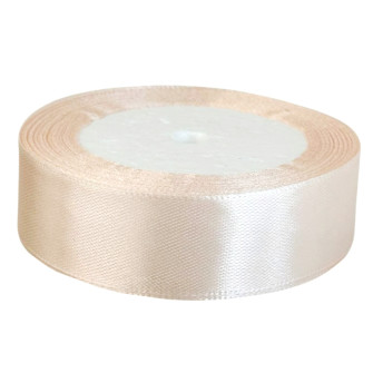 Satin ribbon 2.5cm x 25yards Porcelain