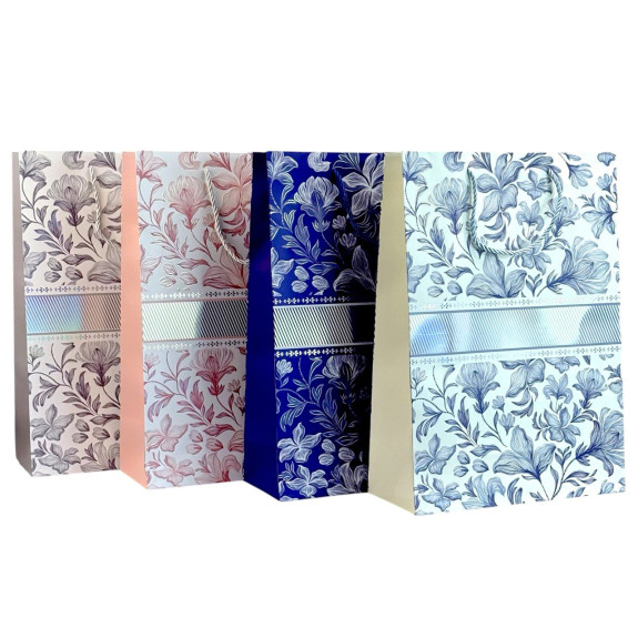 Package coated 31 x 42 x 12cm "Floral Print"