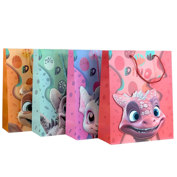 Chalked package 26 x 32 x 12cm "Dino"