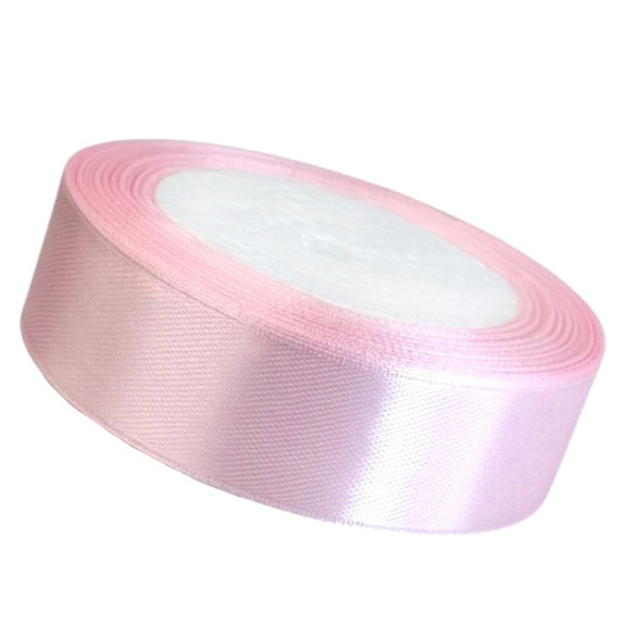 Satin ribbon 2.5cm x 25yards Light Powder