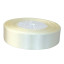 Satin ribbon 2.5cm x 35yards Delicate milky