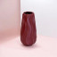 Ceramic vase "Red Wave"