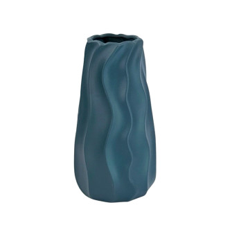 Ceramic vase "Graphite Wave"