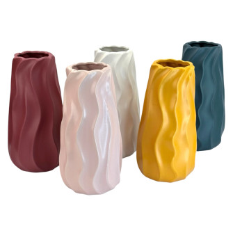 Ceramic vase "White Wave"