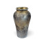 Gilded ceramic vase