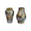 Gilded ceramic vase